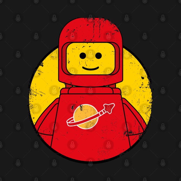 Red Spaceman by The Brick Dept