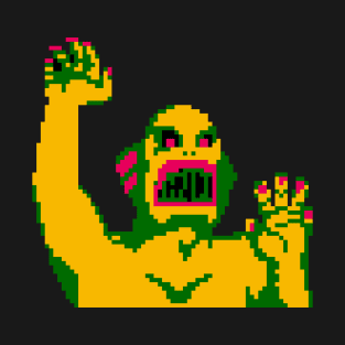 8bit Pro Wrestling Game 80s gamer T-Shirt