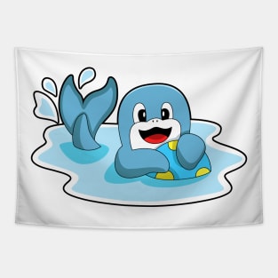 Dolphin with Water polo Tapestry