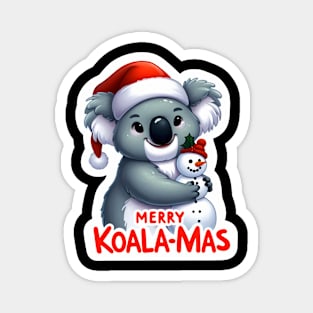 Merry Koala-Mas Magnet