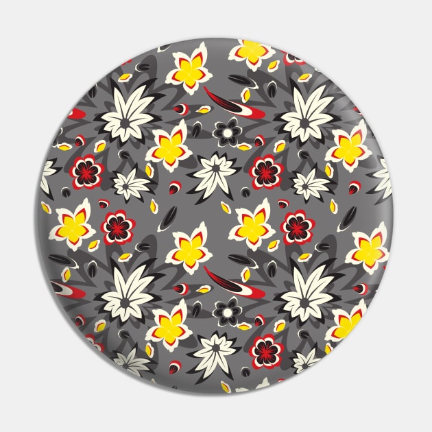 Floral pattern with flowers and leaves Pin by Eskimos