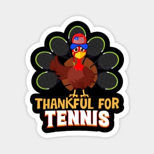 Tennis Turkey Sport Lovers Thanksgiving Magnet