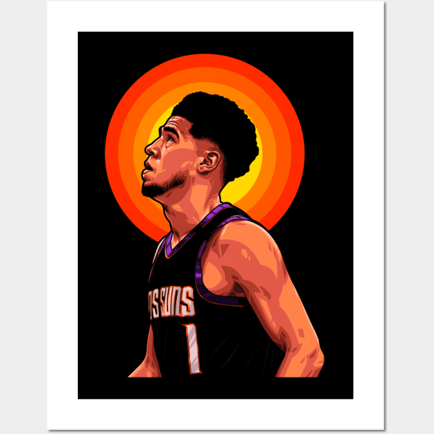 Wallpaper Devin Booker Illustration Poster for Sale by borjoijo56