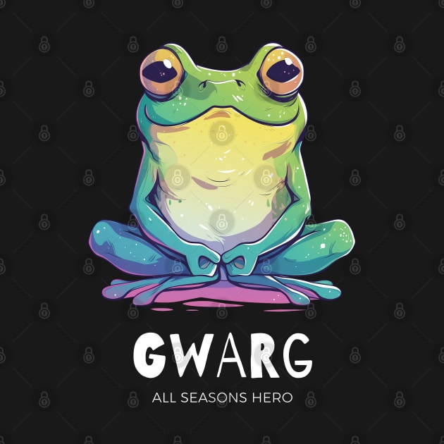 Funny outfit for know-it-all, frog, toad, gift "GWARG" by Adam Brooq