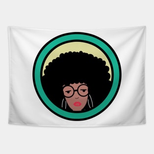 Black Daria Tapestry