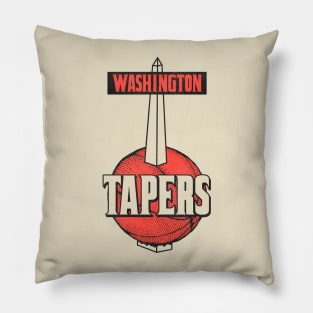 Defunct Washington Tapers Basketball Team Pillow