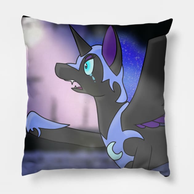 Dark Side of the Moon Pillow by FlyerCat