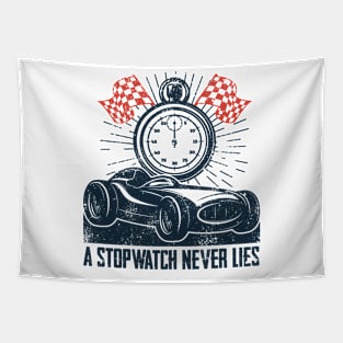 A Stopwatch Never Lies Tapestry