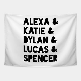 Alexa and Katie characters Tapestry