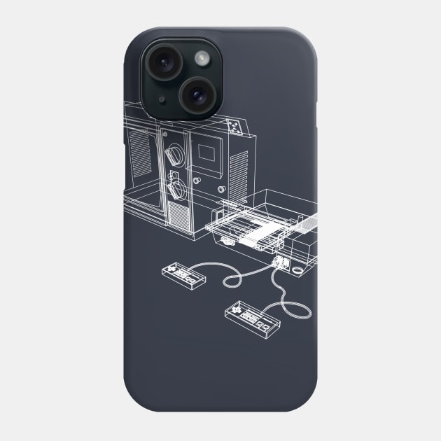 Wireframe Gaming Phone Case by TGIGreeny