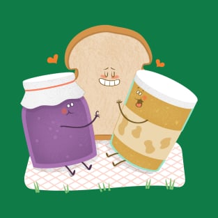 Peanutbutter, Jelly and Toast in Love T-Shirt