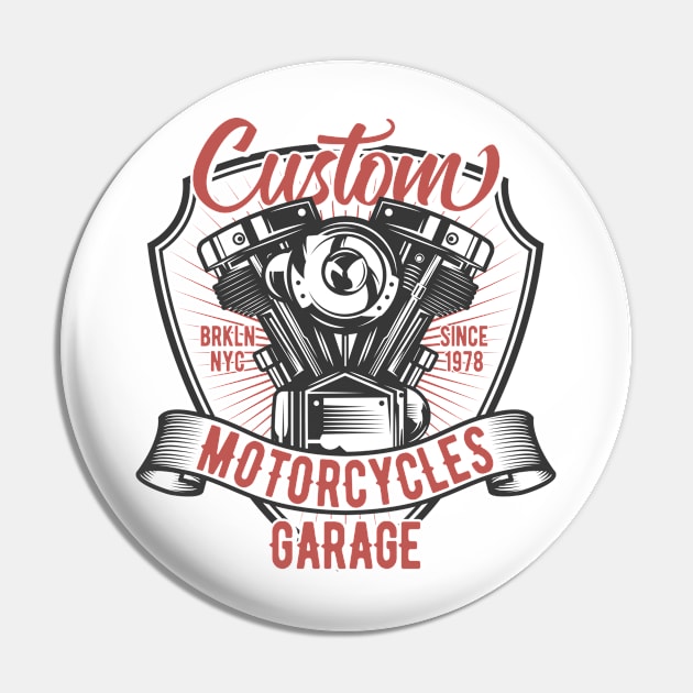 Custom motorcycle garage Pin by Design by Nara