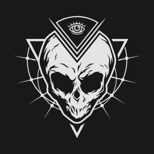 Illuminati Alien Skull T-Shirt