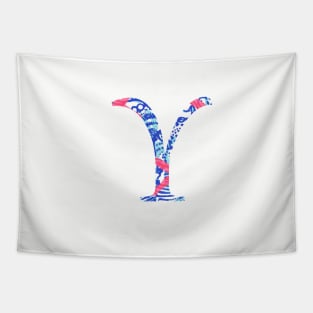 Upsilon Tropical Letter Tapestry