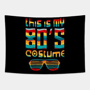 'This Is My 80s Costume Neon' Cool Eighties Vintage Gift Tapestry