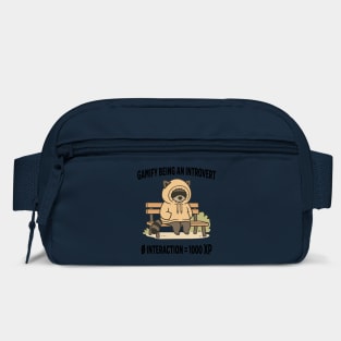 Raccoon Gamify being an Introvert, funny antisocial design Bag