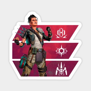 Mad Maggie Apex Legends Magnet