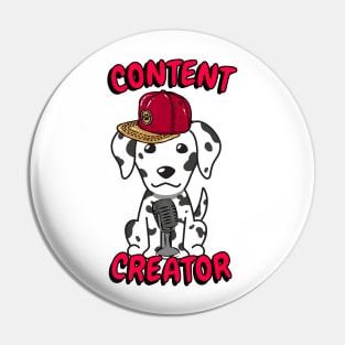 Cute dalmatian dog is a content creator Pin