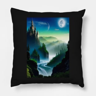 mountain landscape Pillow