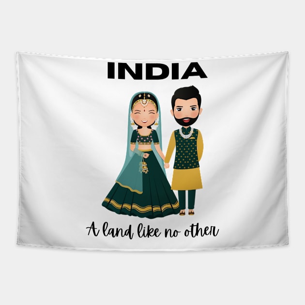 India a land like no other | I love India Tapestry by TheMugzzShop