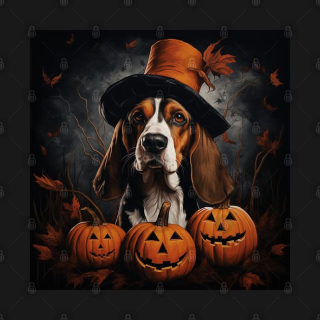 Halloween English Foxhound by NatashaCuteShop