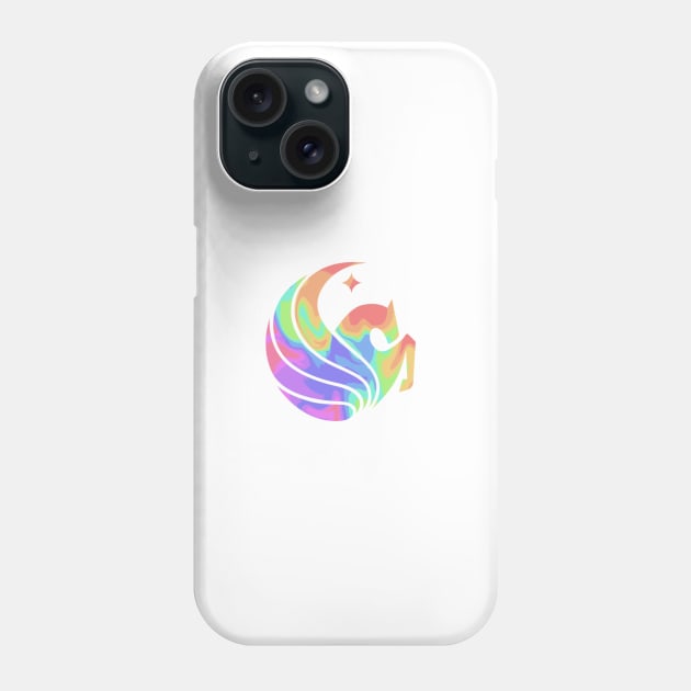 UCF Pastel Rainbow Marble Logo Phone Case by Rpadnis