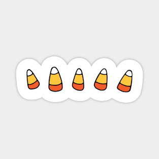 Candy Corn Halloween Pattern Magnet