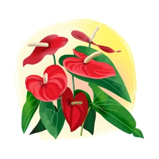 Red anthurium T-Shirt