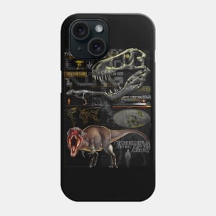 Tyrannosaurus profile Phone Case