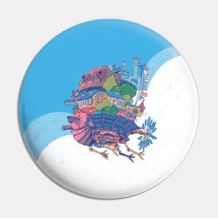 Flying Castle Pin