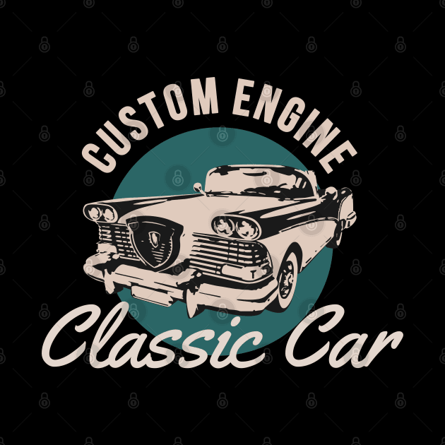 Classic Car Muscle Car Shirt Motiv Gift Idea by Macphisto Shirts