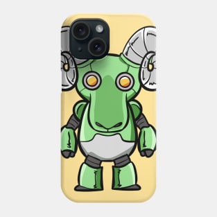 Aries robotic zodiac sign Phone Case