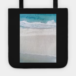 Beach from above Tote