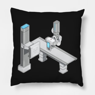 X-ray isometric illustration Pillow