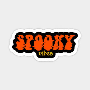 Spooky Vibes Halloween Streetwear Magnet