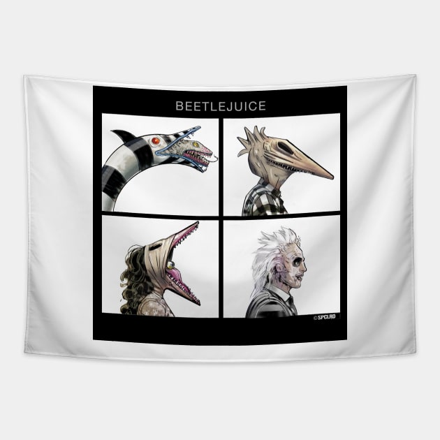 Beetlejuice Tapestry by spacelord