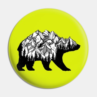 Mountain Bear Pin