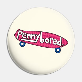 pennybored. logo 2 Pin