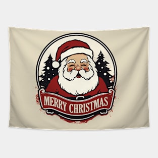 Merry Christmas Santa Claus XMAS Vintage 8 Tapestry