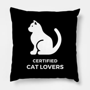 Certified Cat Lover V1 Pillow