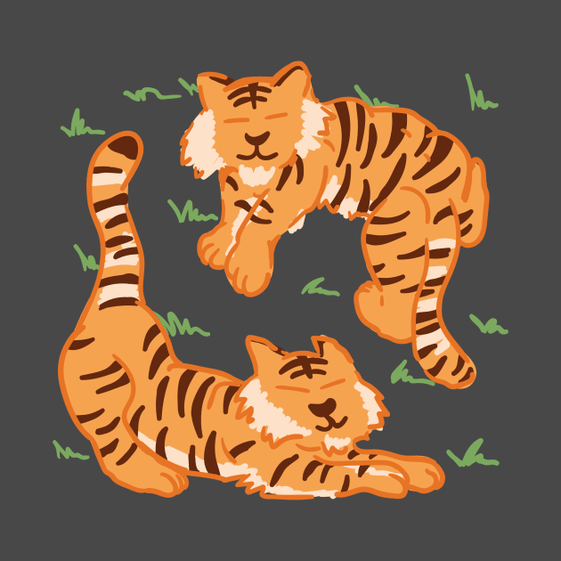 Happy tigers by DoctorBillionaire