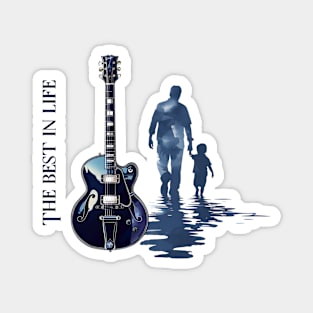 The best in life: guitar and my son Magnet