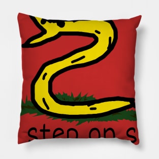 No Step On Snek Pillow