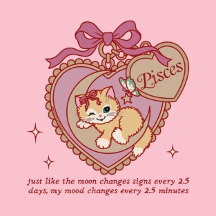 pisces sassy vintage kitty T-Shirt