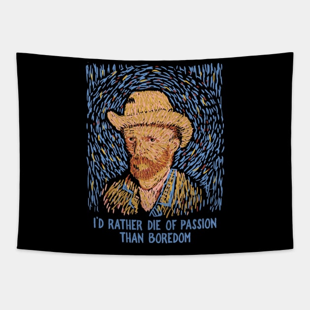 Van Gogh's Passion Tapestry by olddesigntees