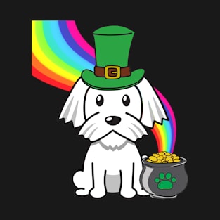 Cute white dog is a leprechaun T-Shirt