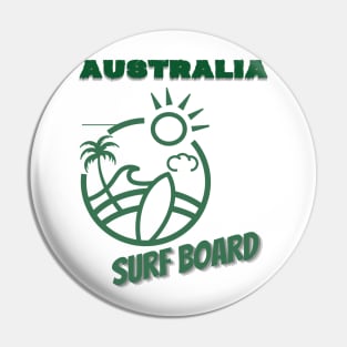 Australia surf board Pin