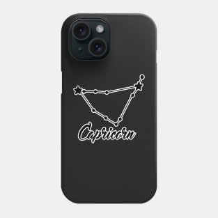 Capricorn Zodiac Constellation Design Phone Case