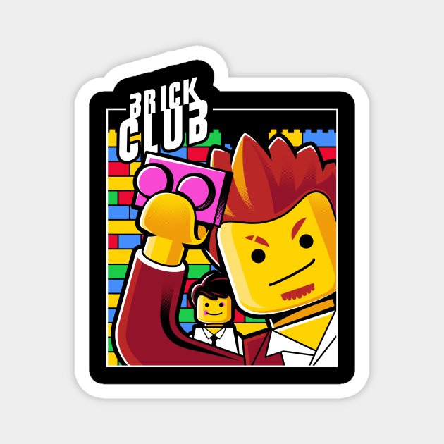 Brick Club Magnet by JayHai