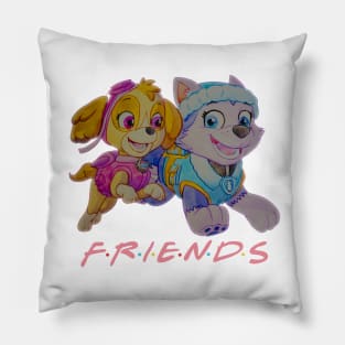 paw friends Pillow